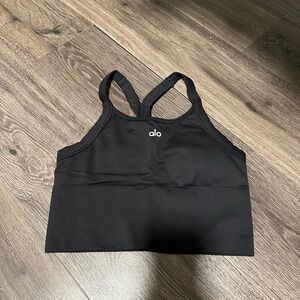 Alo Seamless Ribbed Favorite Bra Tank (S)